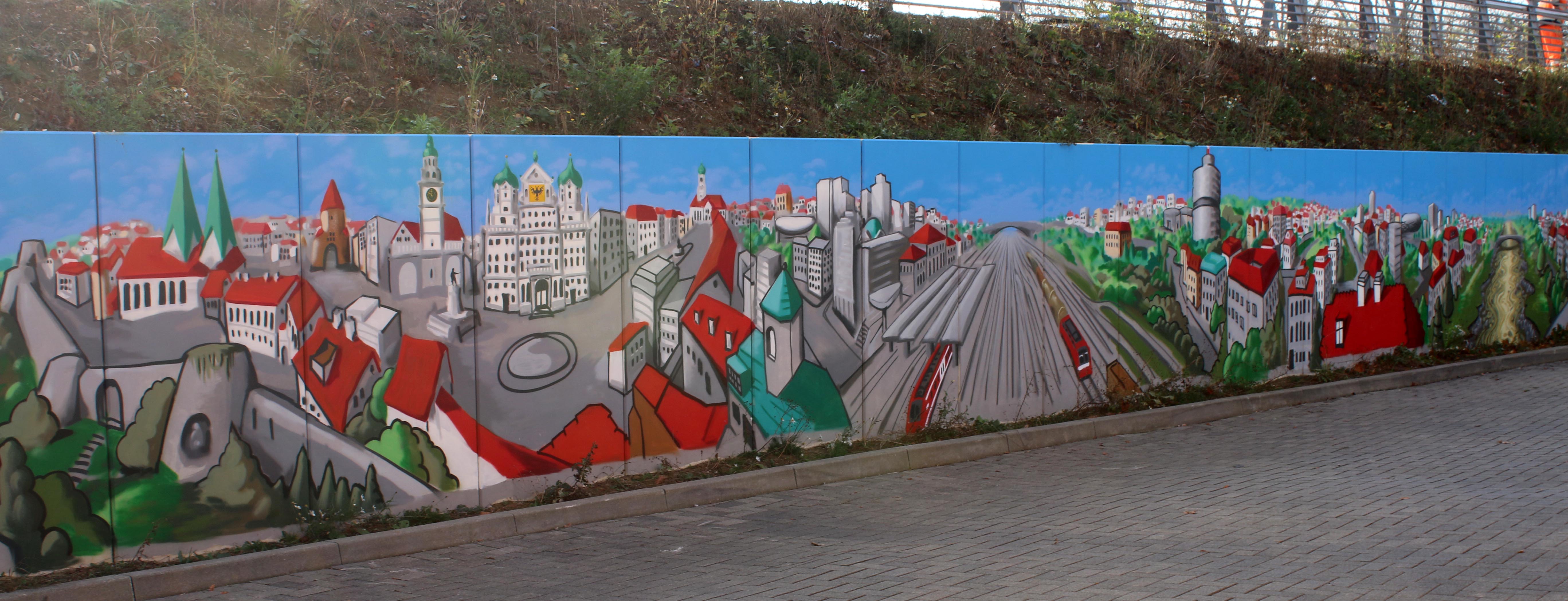 augsburg louzeh lou zeh graffiti ibis budget big mural
