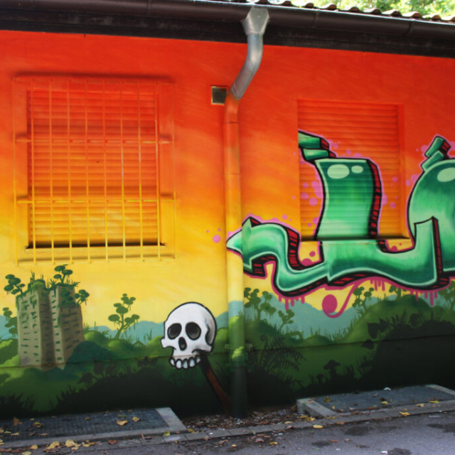 graffiti djungle skulls style louzeh lou zeh ruine ruin augsburg hochfeld